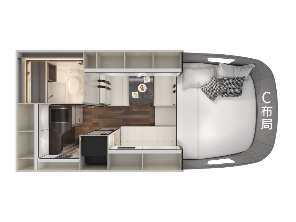 自由炮系列房車布局盤點，總有一款適合你！